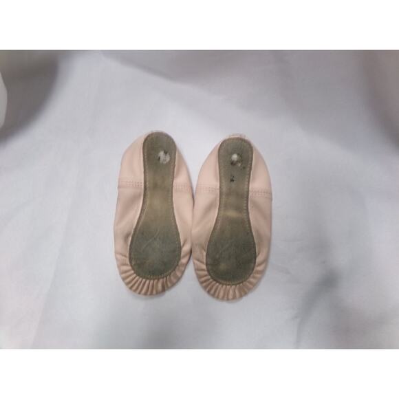 Dance Ballet Shoes Stelle Adult 1M Leather Double Strap Full Sole - Picture 2 of 3